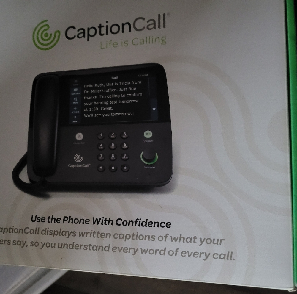 Black Phone for Hearing Assistance